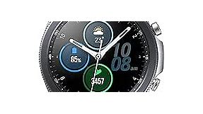 SAMSUNG Galaxy Watch 3 (45mm, GPS, Bluetooth, Unlocked LTE) Smart Watch with Advanced Health Monitoring, Fitness Tracking, and Long Lasting Battery - Mystic Silver (US Version)