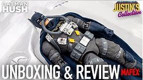 Mafex Batman Stealth Jumper Hush Unboxing & Review