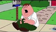 peter griffin hurts his knee meme