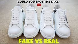 How to spot the LATEST FAKE Alexander McQueen sneakers Real vs Fake review guide