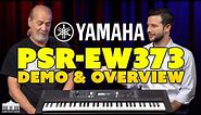 NEW Yamaha PSR-E373 61 Key Portable Keyboard - DEMO & Overview