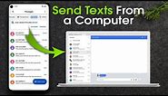 How to Send Text Messages From a Computer with Any Android Phone (Samsung, Motorola, LG, OnePlus)
