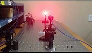 Measuring Large Laser Beams
