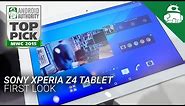 Sony Xperia Z4 Tablet First Look!