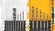 DEWALT Black Oxide Drill Bit Set with Pilot Point, 13-Piece (DW1163)