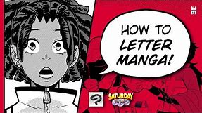 How to Letter Manga Adding Text Balloons | Clip Studio Paint Tutorial