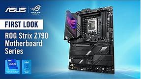 First Look Z790 ROG STRIX -E, -F, -A and -I motherboards for Intel 13th Gen Series CPUs