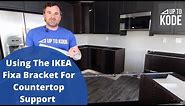 How to Use The IKEA Fixa Bracket For Countertop Support