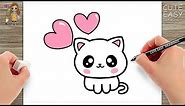 How to Draw a Cute Cat Easy