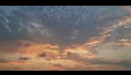 Sunset Cloud Moving Background Sky Video Timelapse | Evening Sky Timelaps