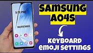 how to enable emoji on Samsung A04s keyboard | samsung keyboard emoji settings galaxy A04s