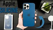 iPhone 13 Pro Max Apple Silicone Case Review. IS IT WORTH $50?! (Abyss Blue)
