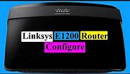 How to Configure Cisco Linksys E1200 router || How to setting up LINKSYS E1200 || HomeVision TV