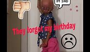 They forgot my birthday - Adalia Rose Funny Skit