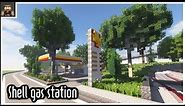 Minecraft - Small shell gas station