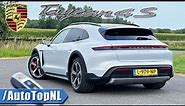 PORSCHE Taycan 4S CROSS TURISMO | REVIEW on AUTOBAHN [NO SPEED LIMIT] by AutoTopNL