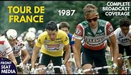 Cycling Tour de France 1987 -- Stephen Roche vs Pedro Delgado -- Complete Broadcast Coverage on CBS