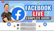Facebook Live Streaming - COMPLETE Beginners Guide!