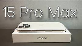 iPhone 15 Pro Max White Titanium - Unboxing, Comparison & First Impressions!