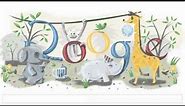 Happy new year - Google doodles (2000-2011)