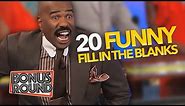 20 FUNNY Family Feud FILL IN THE BLANK Moments With Steve Harvey