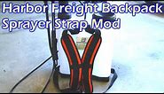 Harbor Freight Backpack Tank Sprayer Shoulder Strap Mod