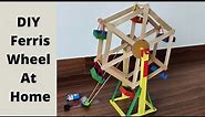 DIY l Homemade Electric Ferris wheel with DC Motor l How to make a Ferris wheel at home