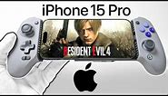 New Era of Smartphone Gaming... Resident Evil 4 on iPhone 15 Pro! (GameSir G8 Galileo)