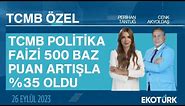 TCMB politika faizi 500 BP artışla 5 oldu | Merkez Bankası Özel Yayını | 26.10.2023