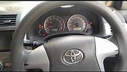 Toyota corolla Axio G 2008 start up and interior preview