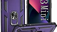 13 Mini Case:ZOEII Phone Case for iPhone 13 Mini Case with Kicktand,& Rugged Case,Soft TPU Bumper Phone Case for iPhone 13 Mini Case Purple