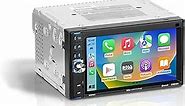 BOSS Audio Systems BCP62 Car Audio Stereo System - Apple CarPlay, 6.2 Inch Double Din, Capacitive Touchscreen, Bluetooth Audio and Calling Head Unit, USB, No CD Player, Radio Receiver