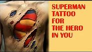 30 Superman Tattoo for the Hero in You