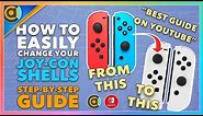 THE BEST tutorial for replacing your Nintendo Switch OLED Joycon shells. Easiest guide. Extremerate