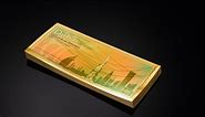 Look: A 24-karat gold note with Dubai landmarks