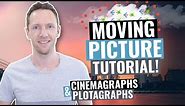 How to Make Moving Pictures on Your Phone! (Plotagraph & Cinemagraph Tutorial)