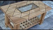 Coffee Table Made from Wooden Scrap
