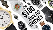 Top 10 Best Value Analog Watches Around $100 With Real Brand History