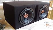 How to Make Dual L-Ported Subwoofer Box - DIY