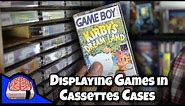 Using Cassette Cases to Display Games | Game Boy | Turbo Grafx 16 | TG16 Color Cover Project