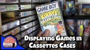 Using Cassette Cases to Display Games | Game Boy | Turbo Grafx 16 | TG16 Color Cover Project