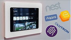 Wall Mounted iPad Smart Home Set up! (iPAD controls the WHOLE house!)