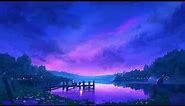 Anime Purple Evening Sky 4K 10 Minutes Screensaver Live Wallpaper Relaxing Background Windows 10 11