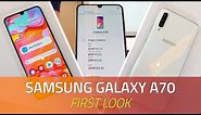 Samsung Galaxy A70 First Look | Specs, Camera, Features, and More
