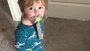 44_Cecilia is in a phase of picking her nose #toddlersoftiktok #babiesoftiktok #twoundertwo | Lindsay Reilly