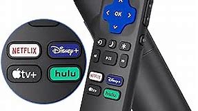 Universal Replacement Remote Compatible with Roku TV, for TCL/Hisense/Sharp/Philips/JVC/RCA/Magnavox/Sanyo/LG/Haier Roku TVs