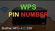 Brother MFC-J497DW WPS PIN number..