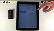 Connecting a Garmin Glo Bluetooth GPS with a Apple iPad