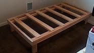 DIY 2x4 Twin Bed Frame
