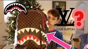 SPRAYGROUND X LOUIS VUITTON? SPRAYGROUND SHARKS IN PARIS BACKPACK REVIEW!